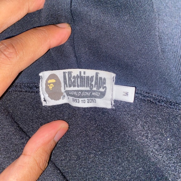 Full zip up bape hoodie - Picture 4 of 6